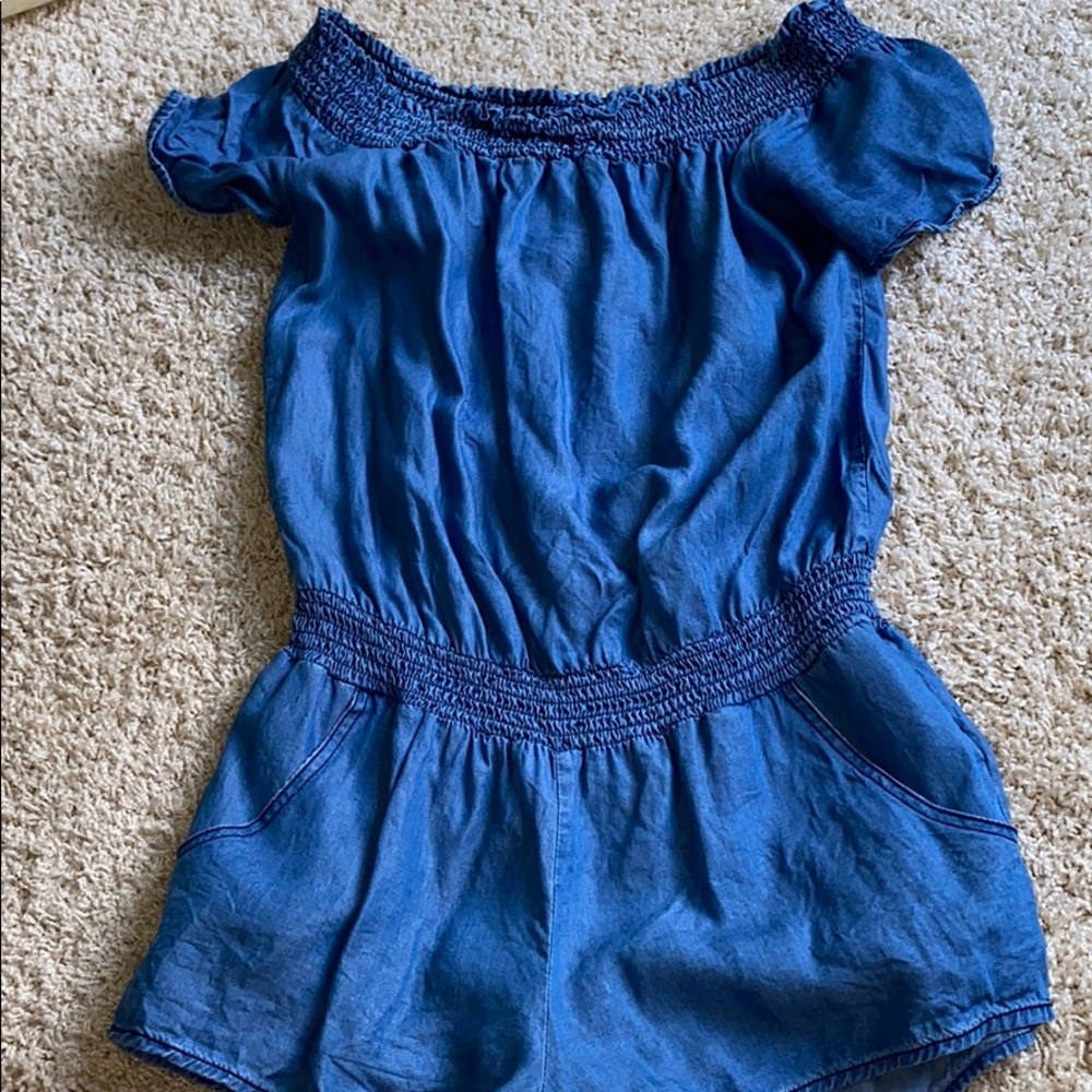 Blue romper